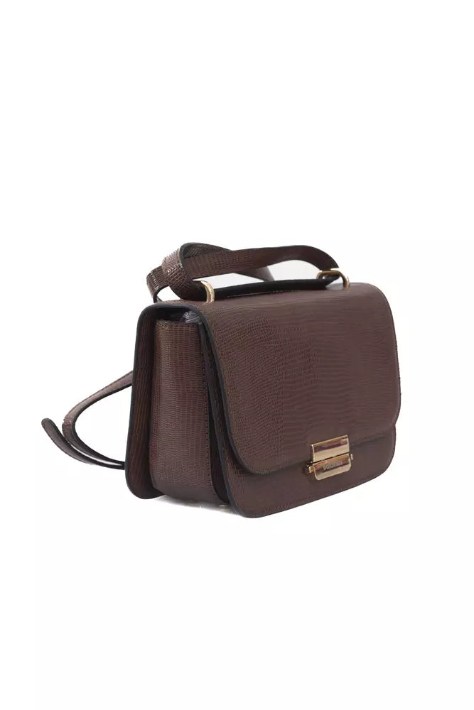 Baldinini Trend Brown Polyuretane Crossbody Bag