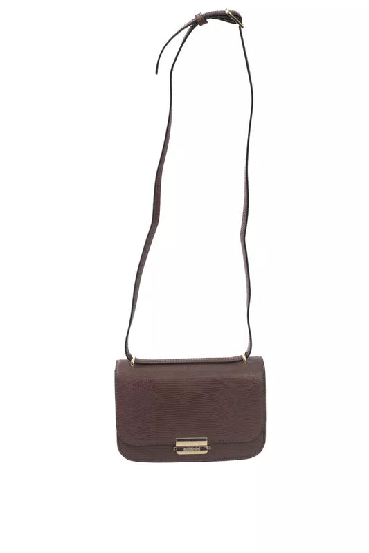 Baldinini Trend Brown Polyuretane Crossbody Bag