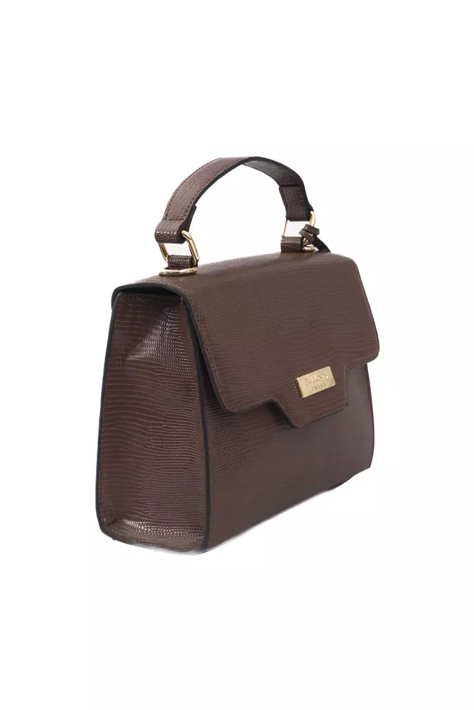 Baldinini Trend Brown Polyuretane Crossbody Bag