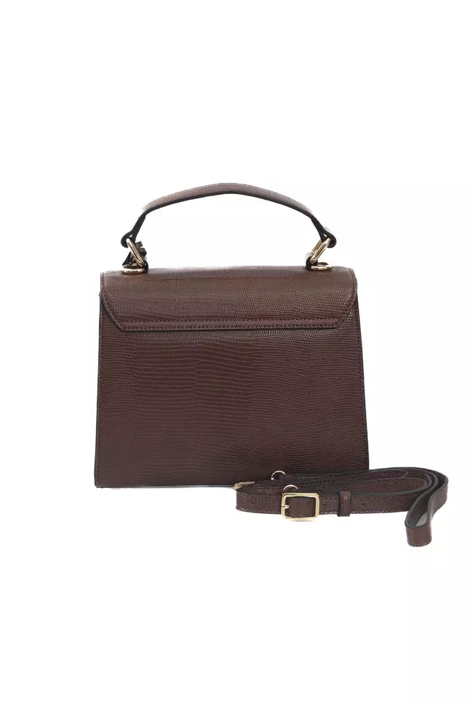 Baldinini Trend Brown Polyuretane Crossbody Bag