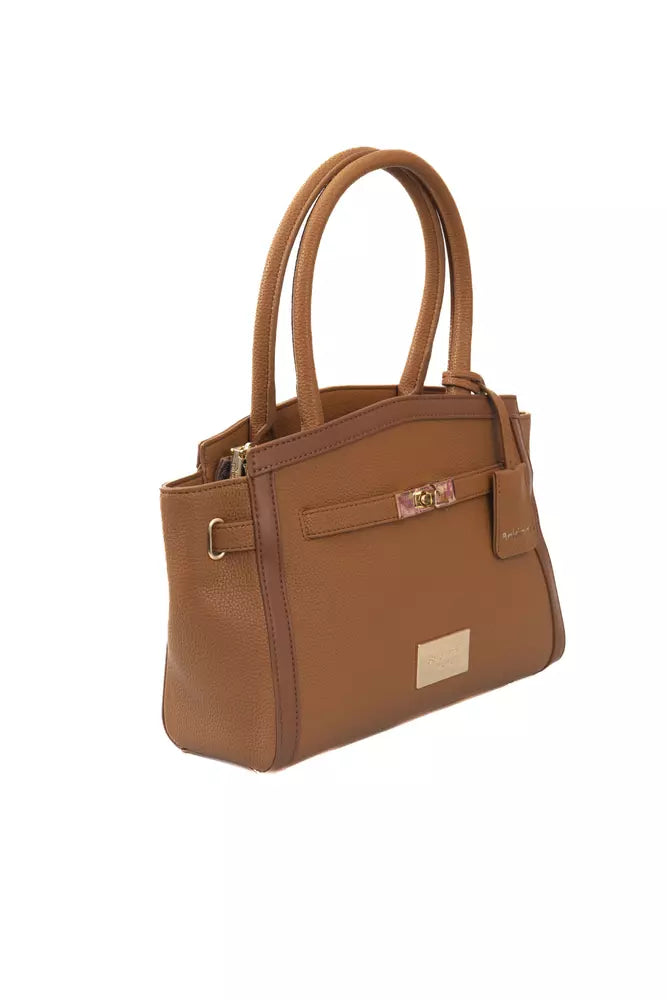 Baldinini Trend Brown Polyuretane Crossbody Bag