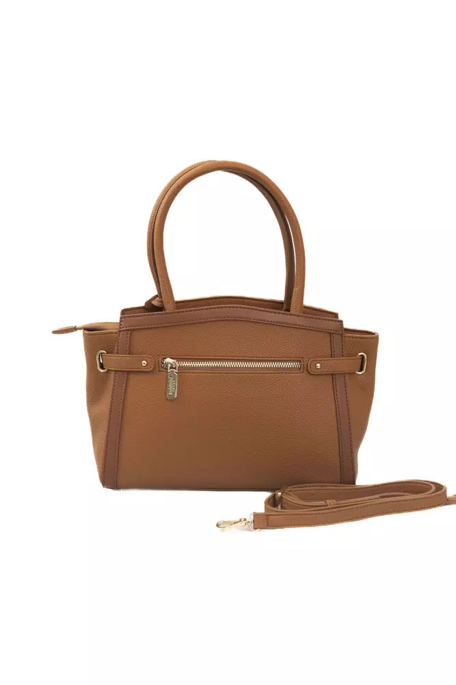 Baldinini Trend Brown Polyuretane Crossbody Bag