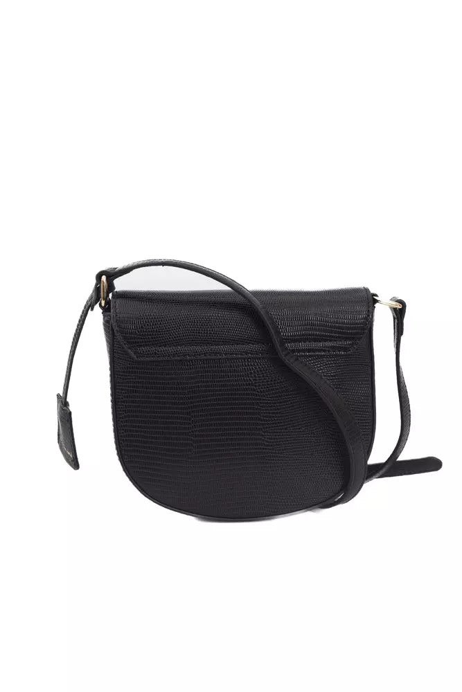 Baldinini Trend Black Polyuretane Crossbody Bag