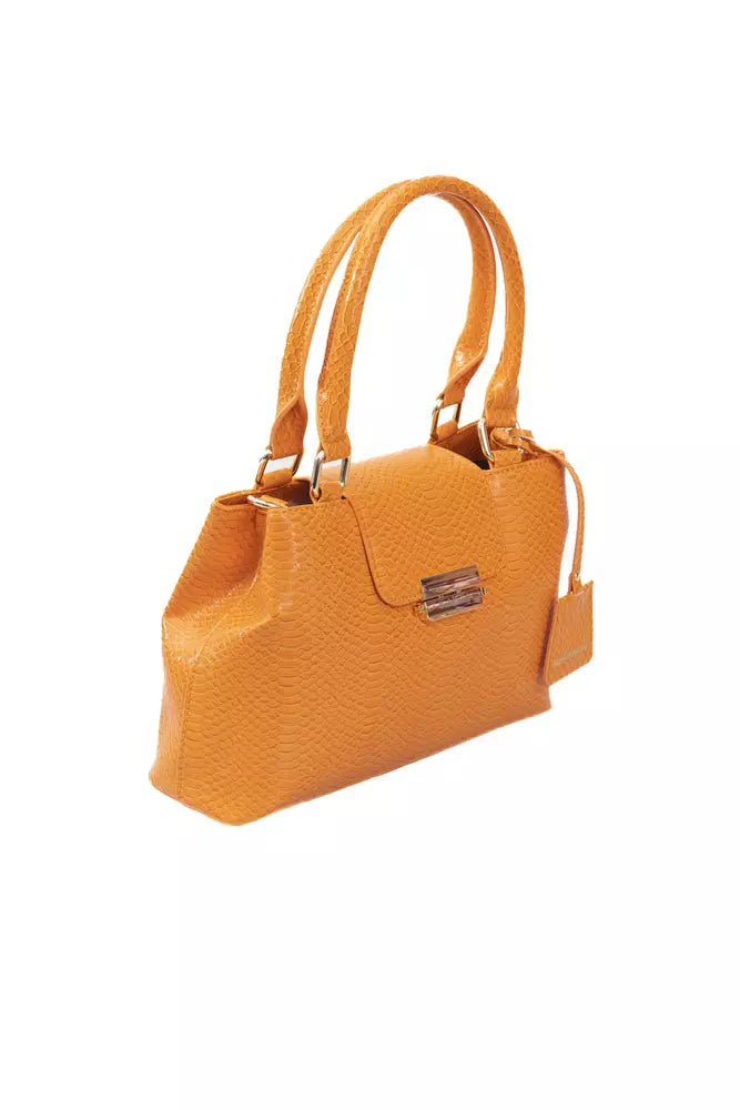 Baldinini Trend Orange Polyuretane Crossbody Bag