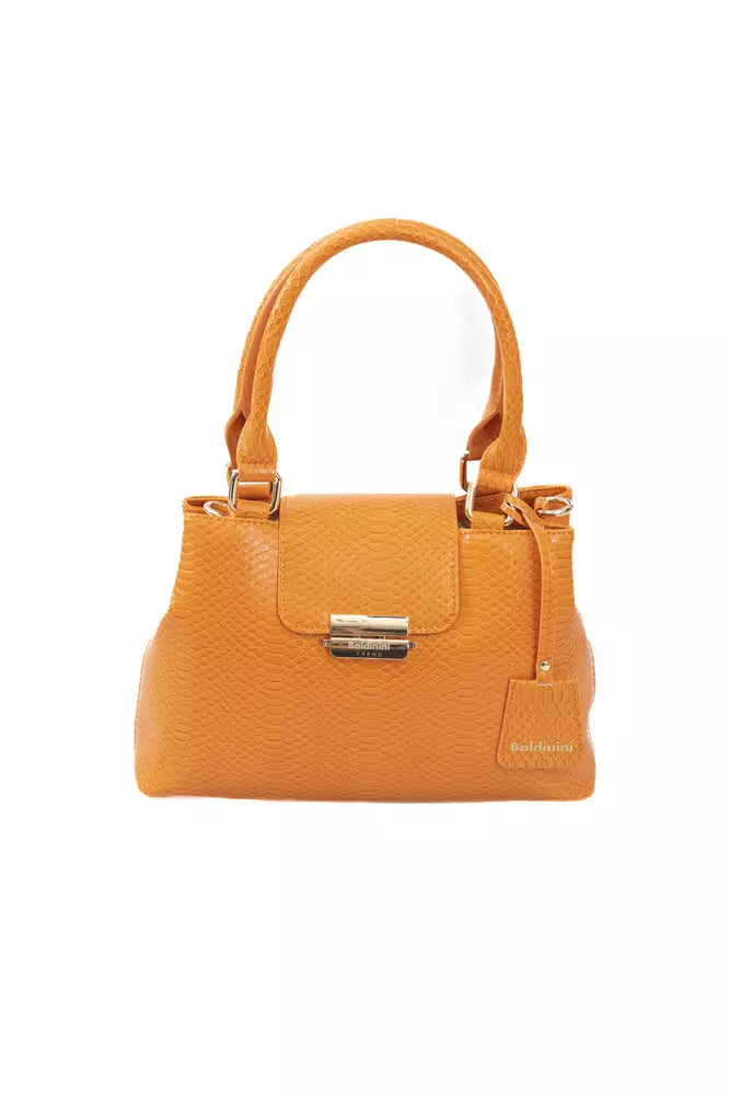 Baldinini Trend Orange Polyuretane Crossbody Bag