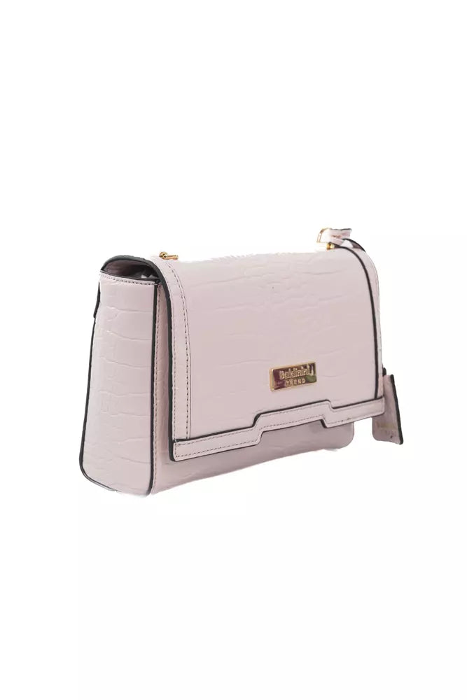 Baldinini Trend Pink Polyuretane Crossbody Bag