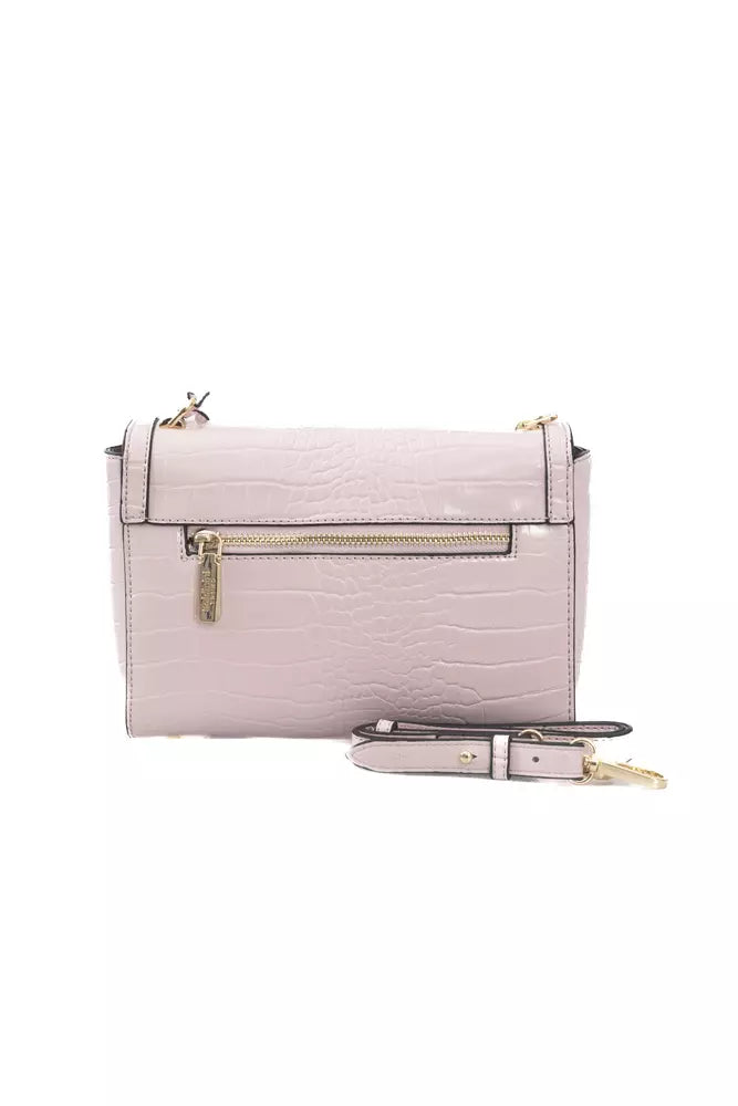 Baldinini Trend Pink Polyuretane Crossbody Bag