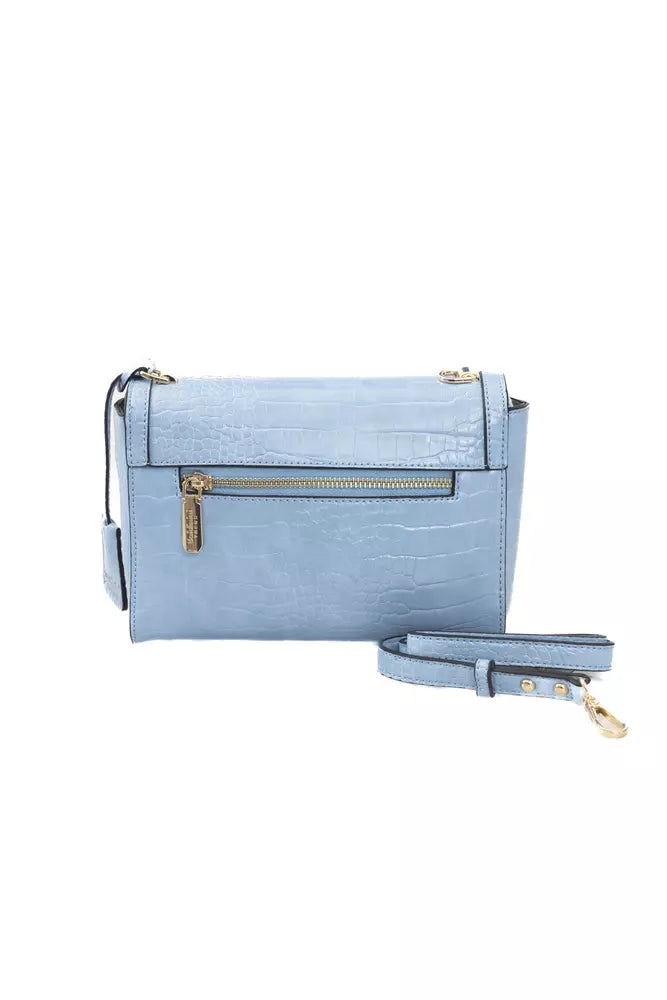 Baldinini Trend Light Blue Polyuretane Crossbody Bag