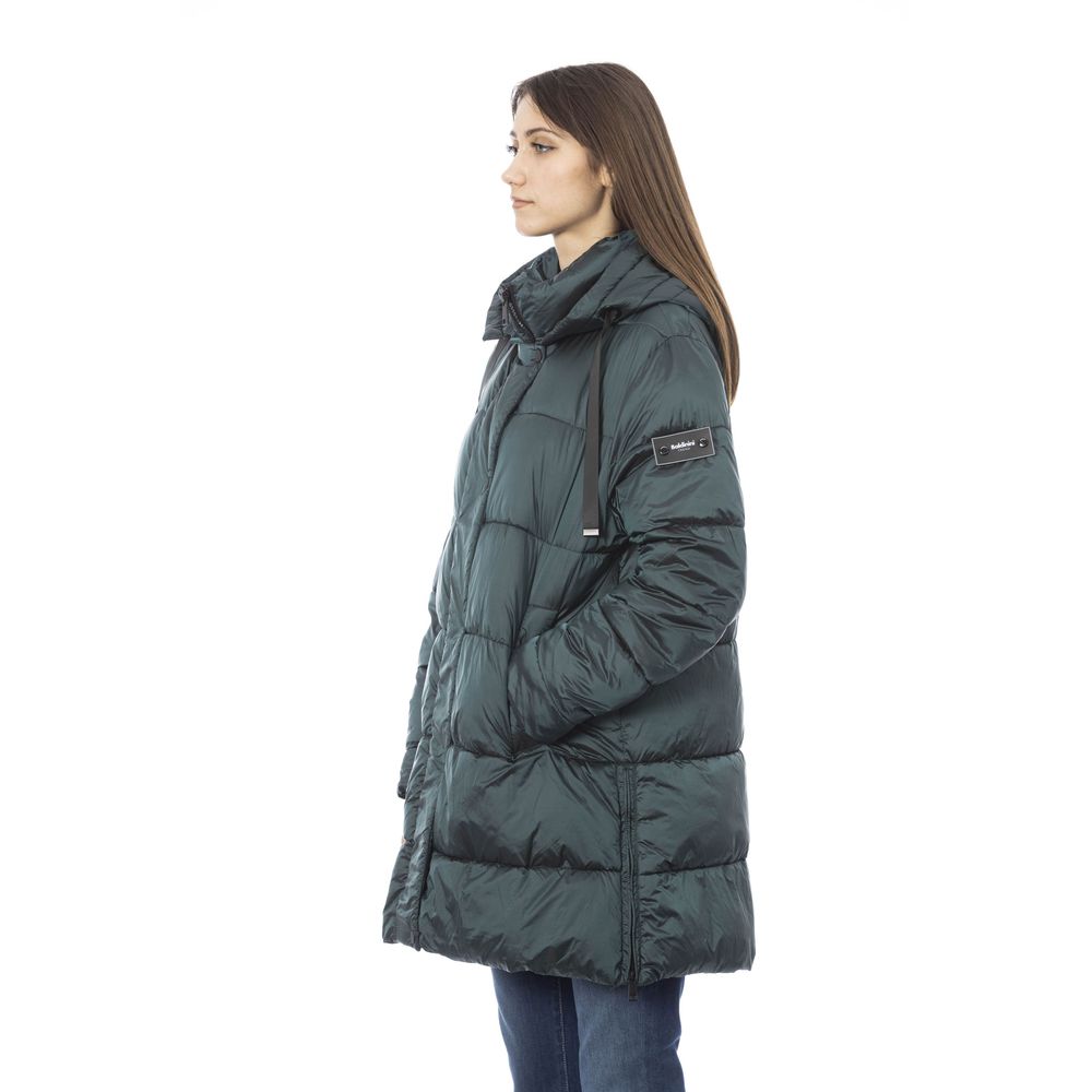 Baldinini Trend Green Polyester Jackets & Coat