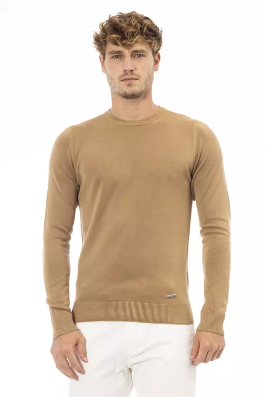 Baldinini Trend Beige Modal Sweater