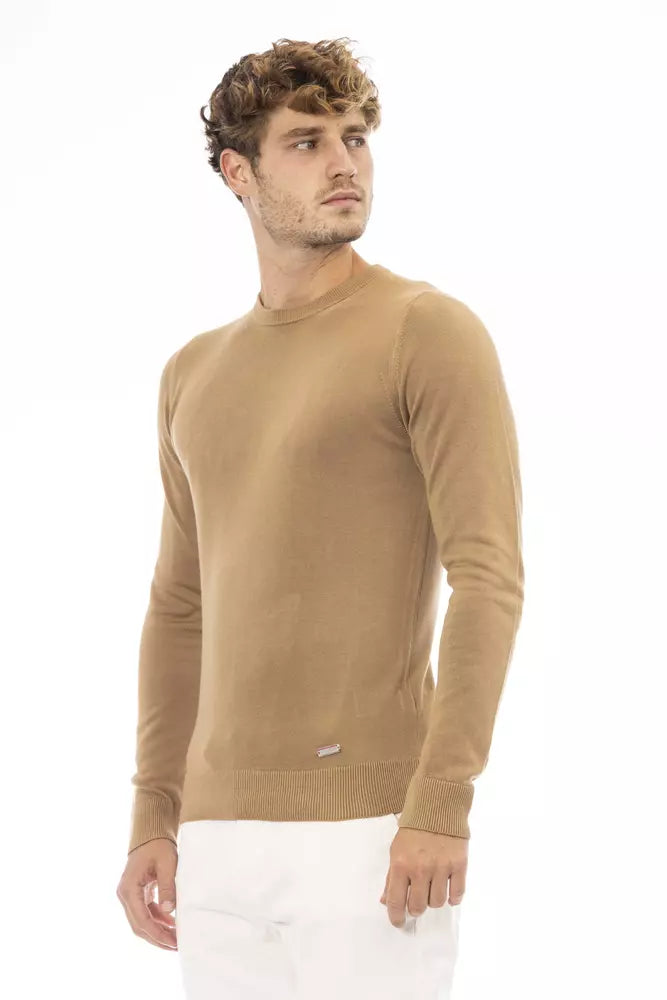 Baldinini Trend Beige Modal Sweater