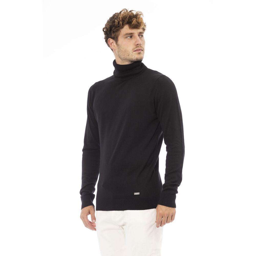 Baldinini Trend Black Modal Sweater