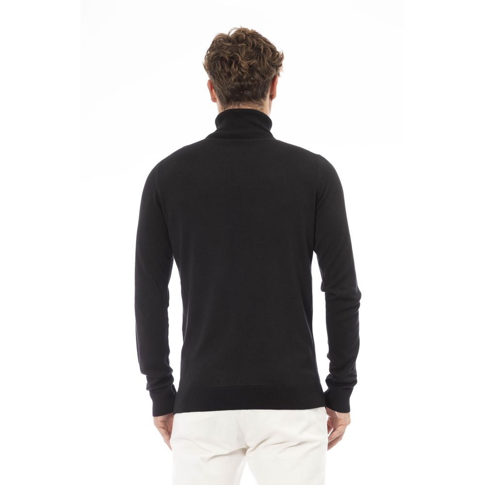 Baldinini Trend Black Modal Sweater