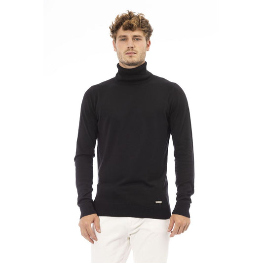 Baldinini Trend Black Modal Sweater