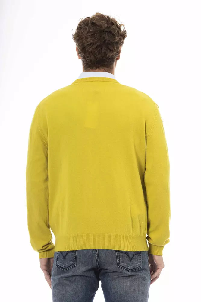 Sergio Tacchini Yellow Wool Sweater