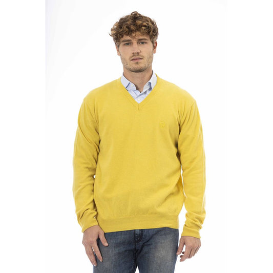 Sergio Tacchini Yellow Wool Sweater