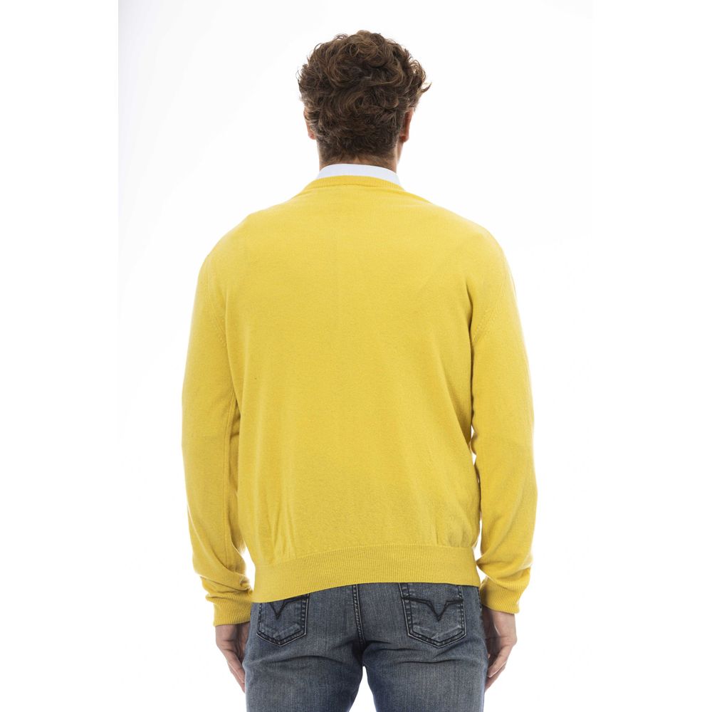 Sergio Tacchini Yellow Wool Sweater