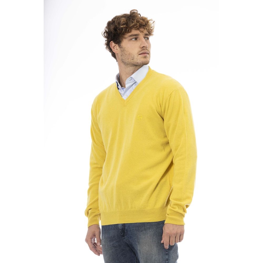 Sergio Tacchini Yellow Wool Sweater