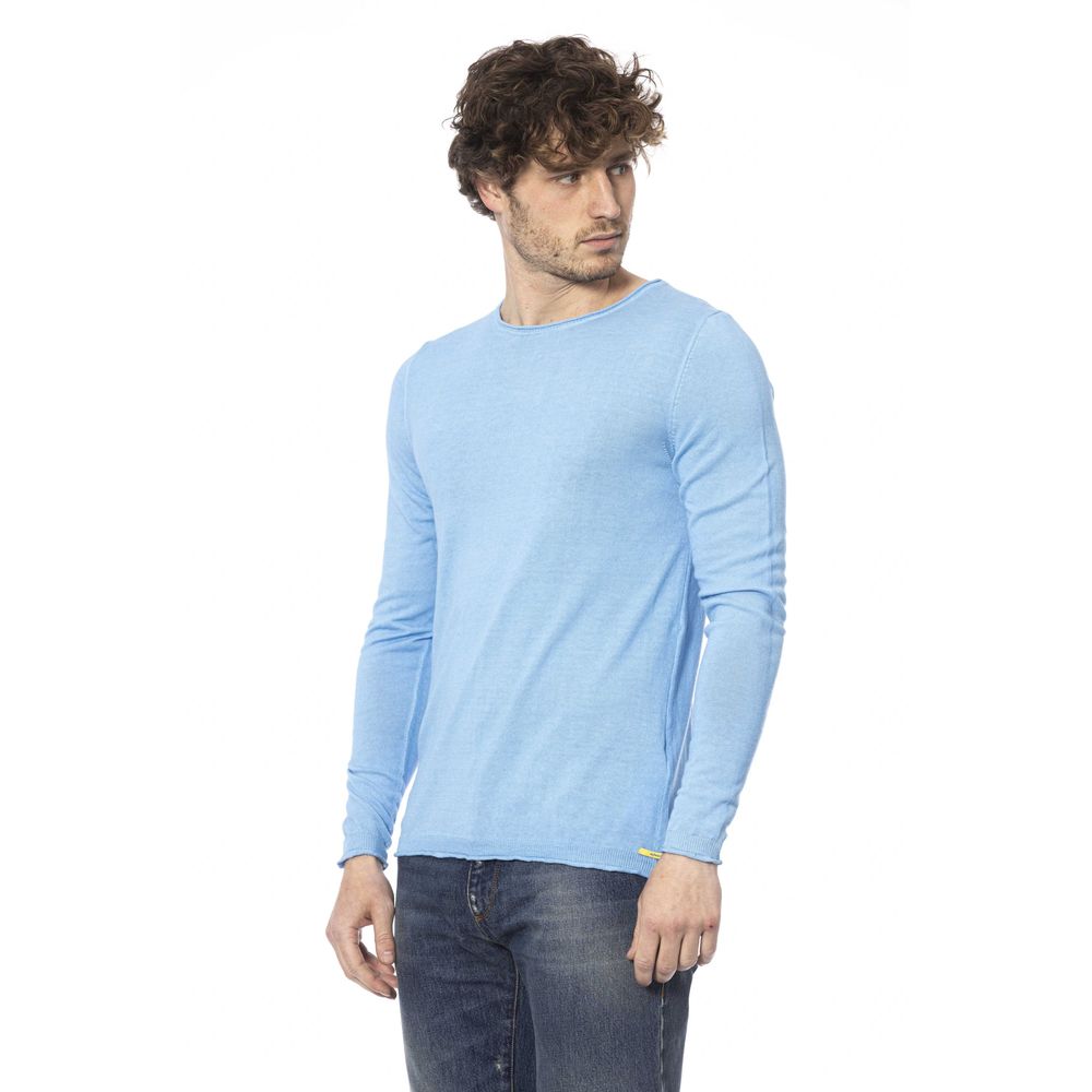 Distretto12 Light Blue Cotton Sweater