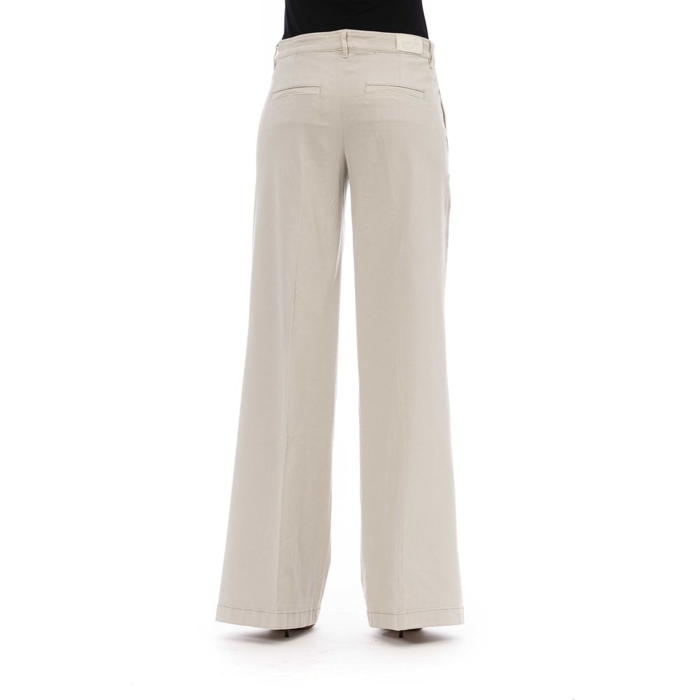 Jacob Cohen Beige Cotton Jeans & Pant