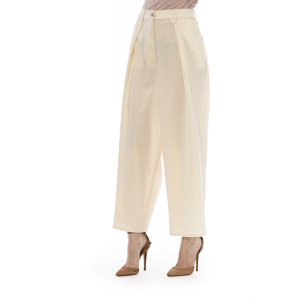 Jacob Cohen Beige Virgin Wool Jeans & Pant