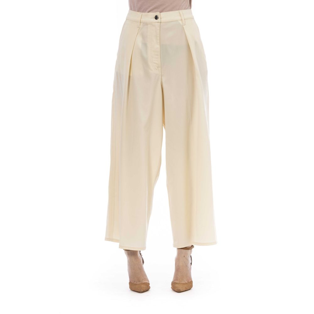 Jacob Cohen Beige Virgin Wool Jeans & Pant