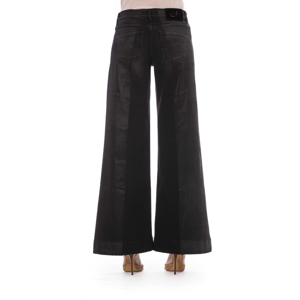 Jacob Cohen Black Cotton Jeans & Pant