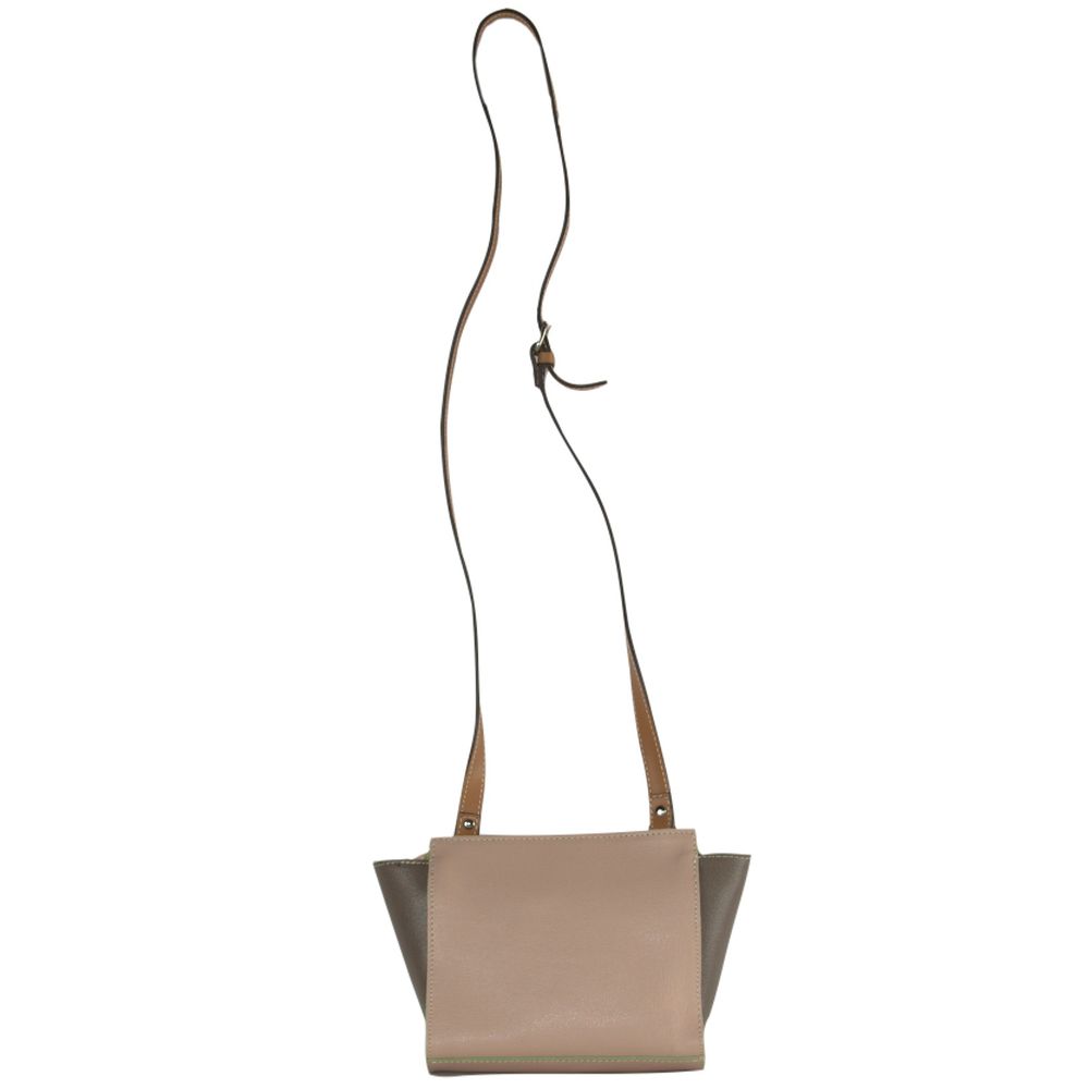 La Martina Beige Leather Crossbody Bag