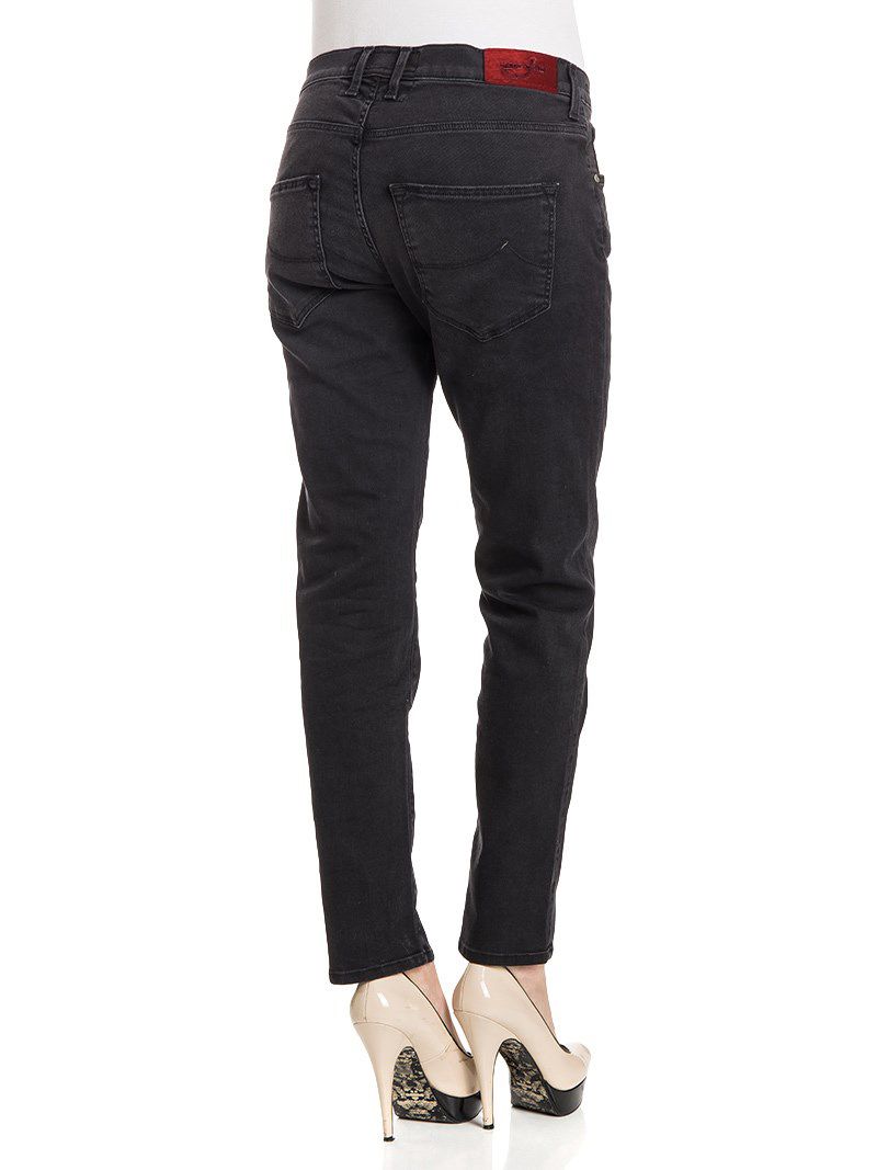 Jacob Cohen Black Cotton Jeans & Pant