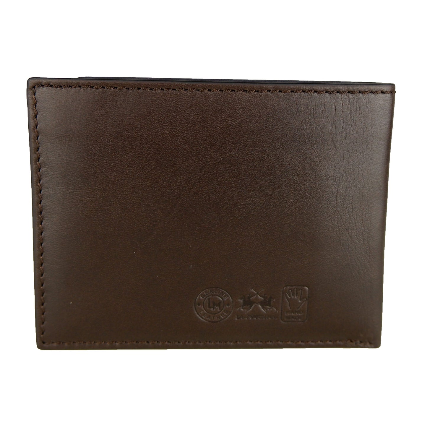 La Martina Brown Leather Wallet