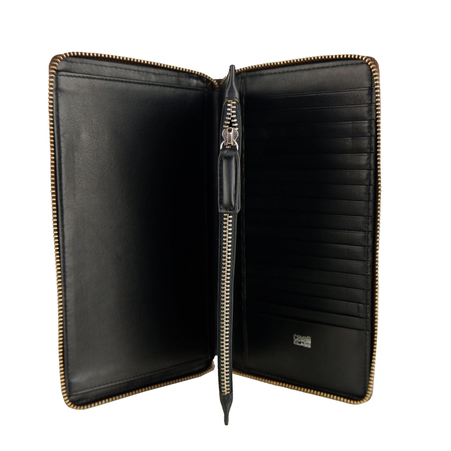 Cavalli Class Marrone Leather Wallet