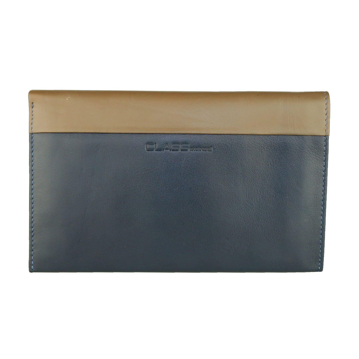 Cavalli Class Blue Leather Wallet