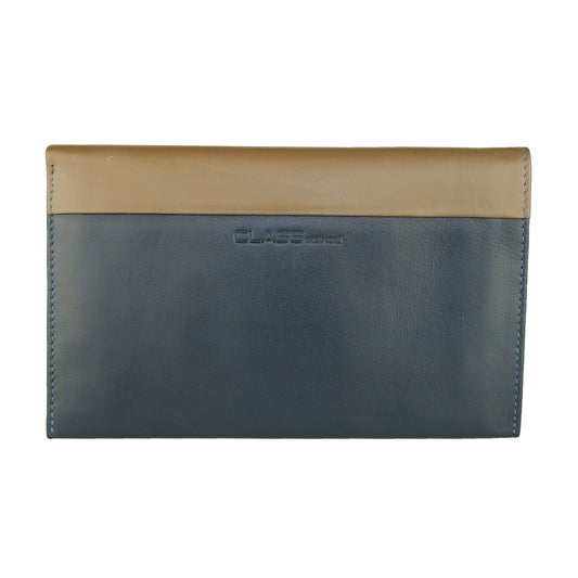 Cavalli Class Blue Leather Wallet