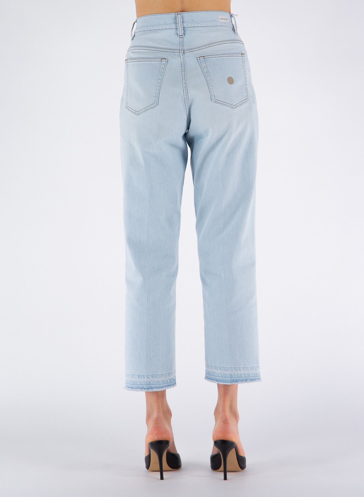 Don The Fuller Light Blue Cotton Jeans & Pant