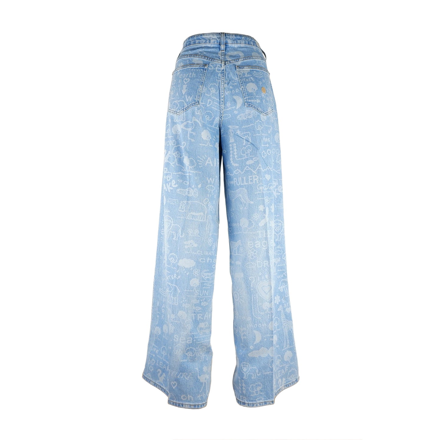 Don The Fuller Light Blue Cotton Jeans & Pant