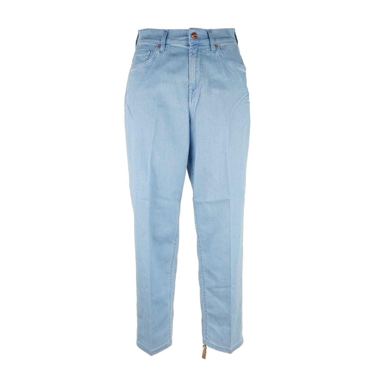 Don The Fuller Light Blue Cotton Jeans & Pant