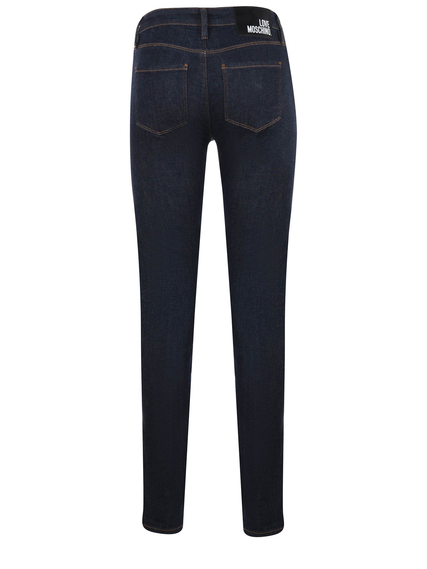 Love Moschino Blue Cotton Jeans & Pant