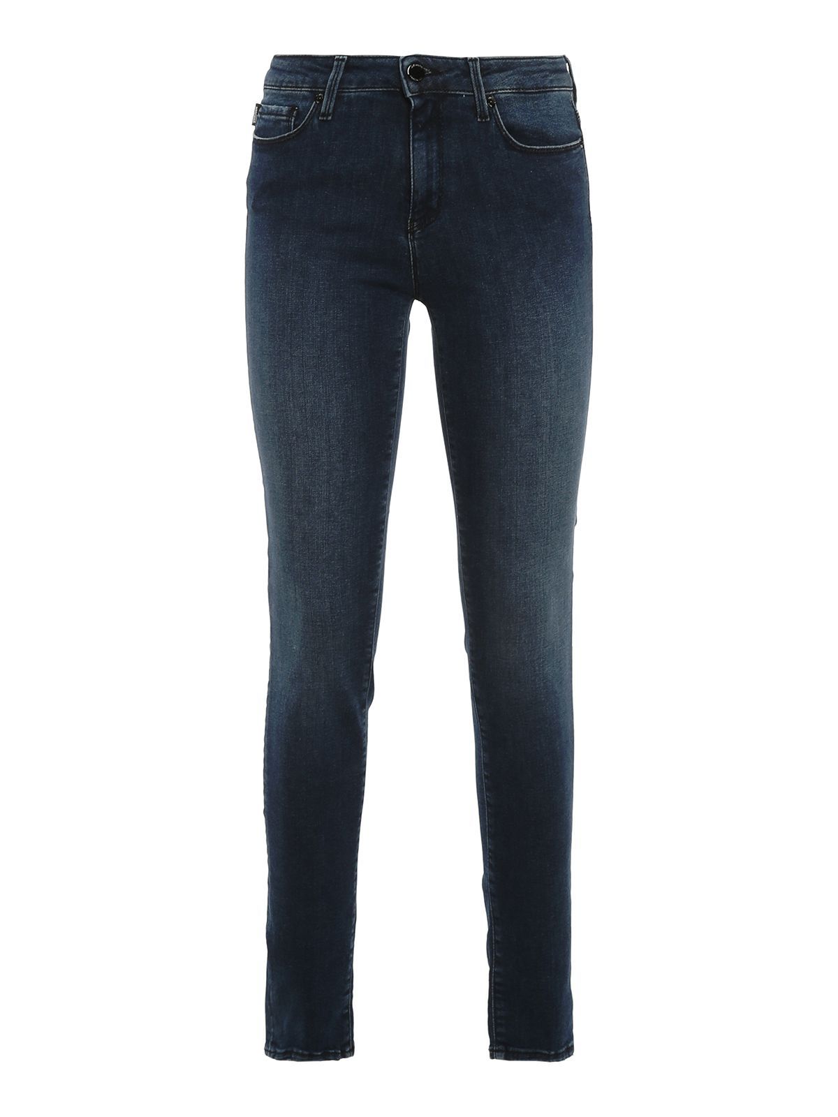 Love Moschino Blue Cotton Jeans & Pant