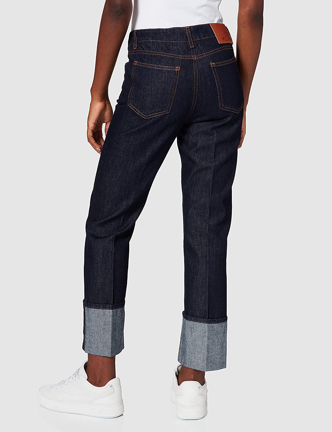 Love Moschino Blue Cotton Jeans & Pant