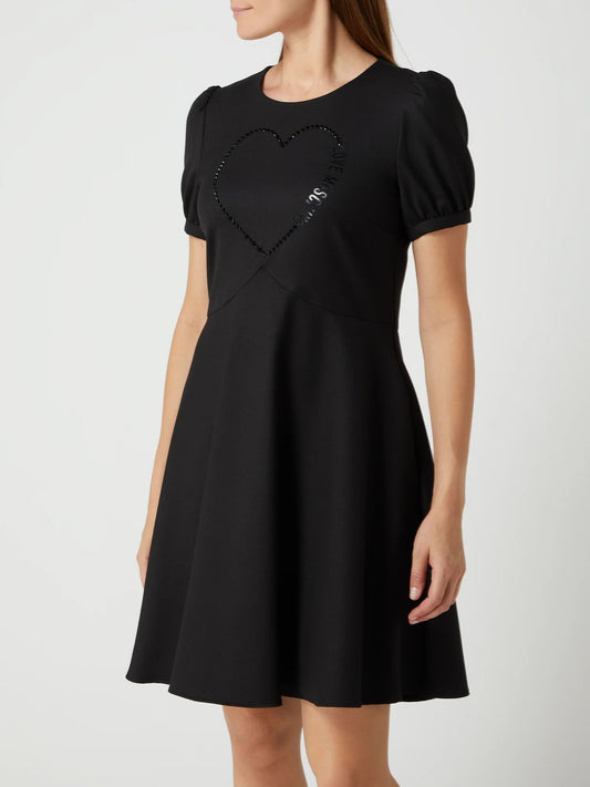 Love Moschino Black Polyester Dress