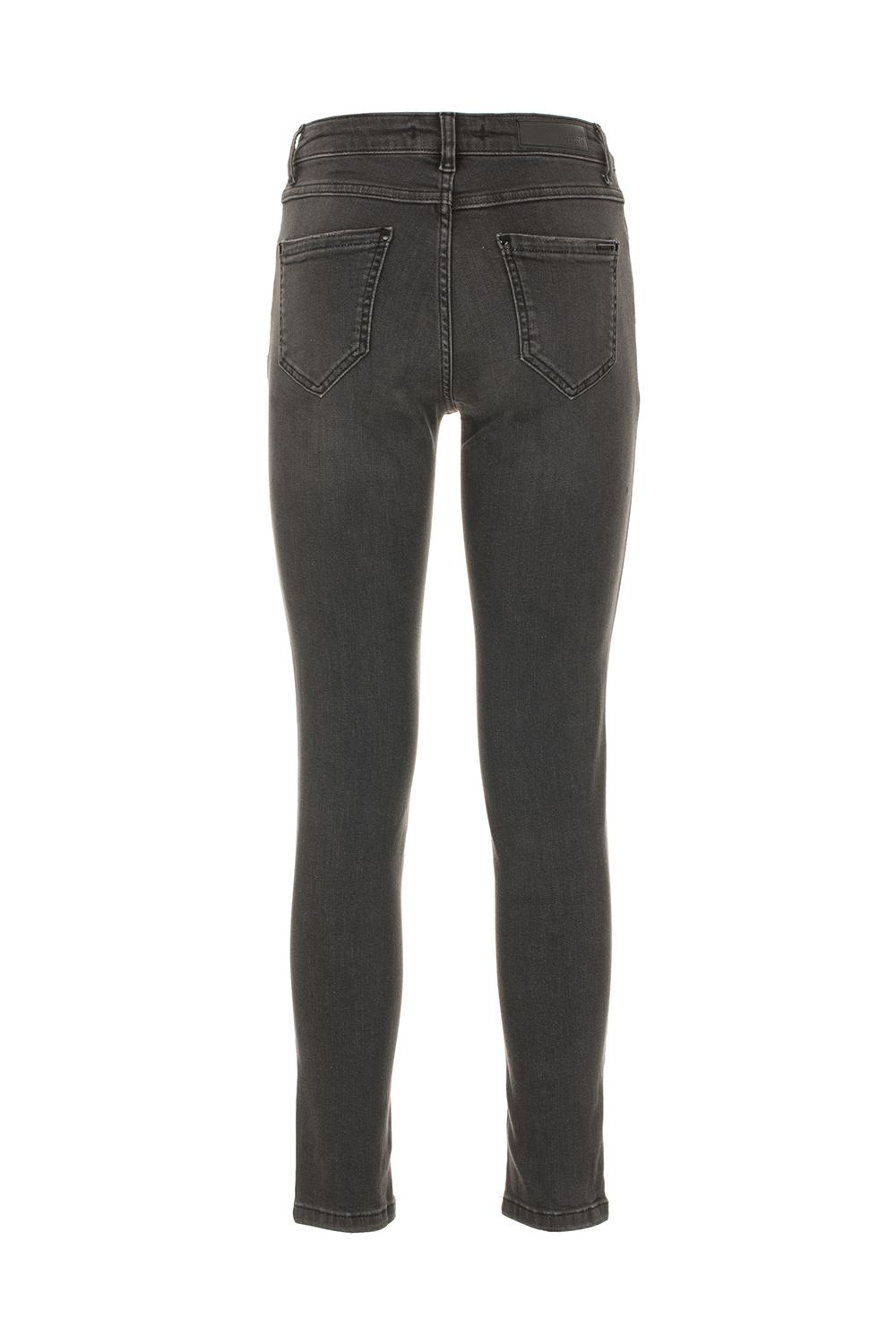 Imperfect Gray Cotton Jeans & Pant