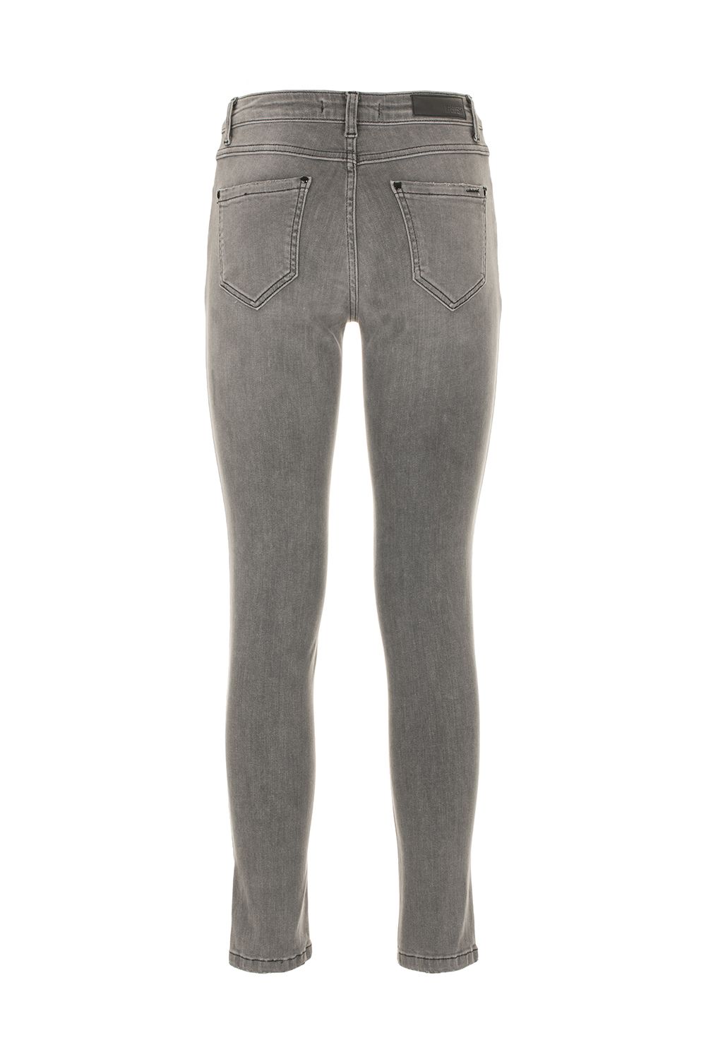 Imperfect Gray Cotton Jeans & Pant