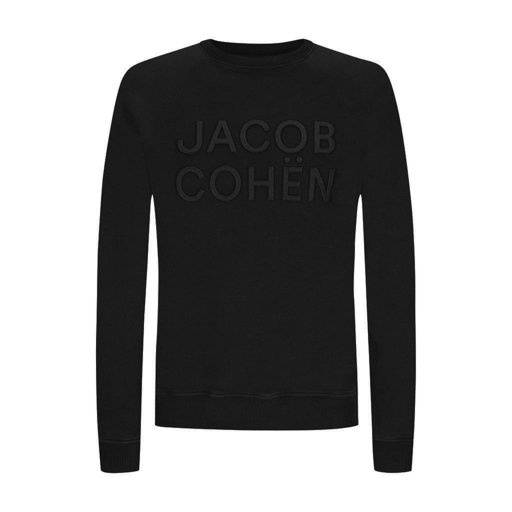 Jacob Cohen Black Cotton Sweater