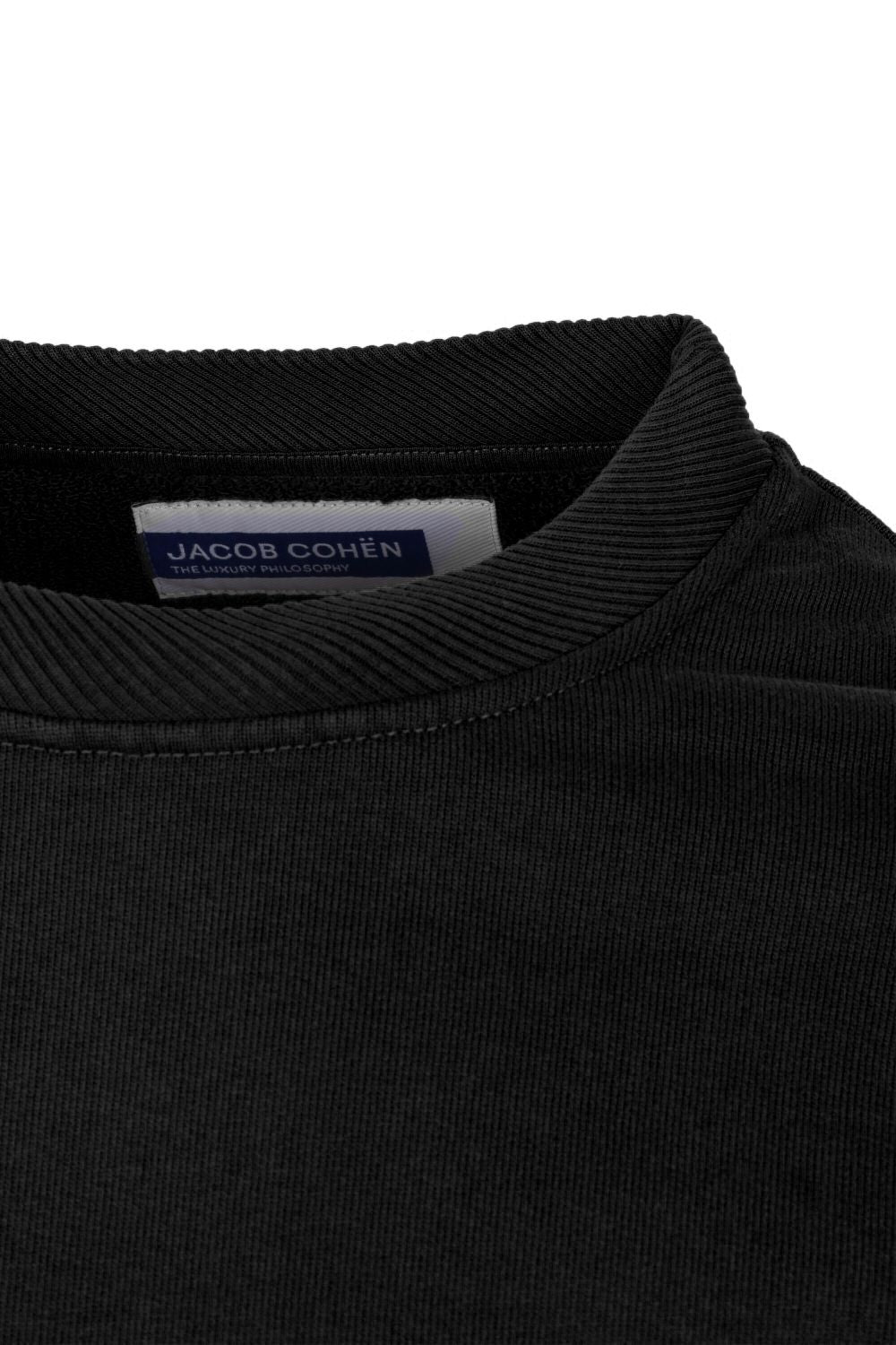 Jacob Cohen Black Cotton Sweater