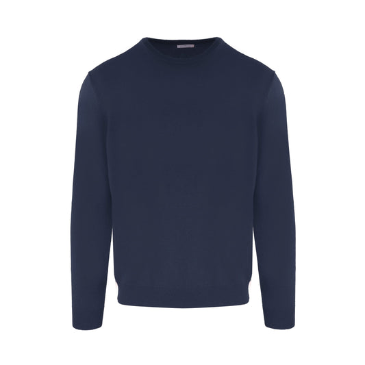 Malo Blue Cashmere Sweater