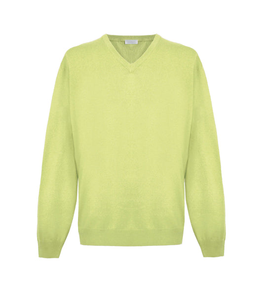 Malo Yellow Cashmere Sweater