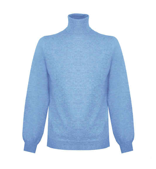 Malo Light Blue Cashmere Sweater