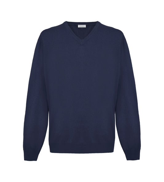 Malo Blue Cashmere Sweater