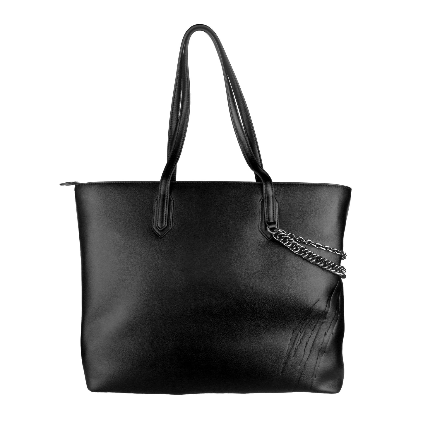 Plein Sport Black Polyurethane Shoulder Bag