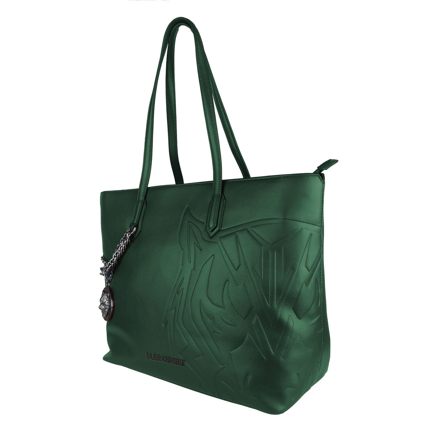 Plein Sport Green Polyurethane Shoulder Bag